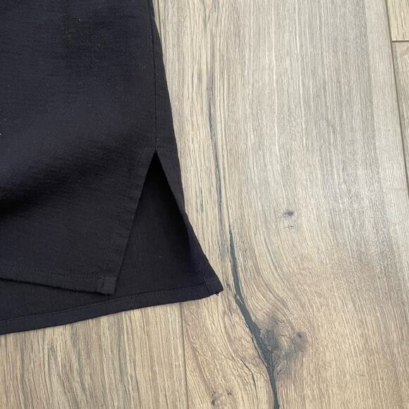 HATCH Maternity Dress Black Size 0 Short Sleeve Button Down Pregnant Nursing - Picture 8 of 12